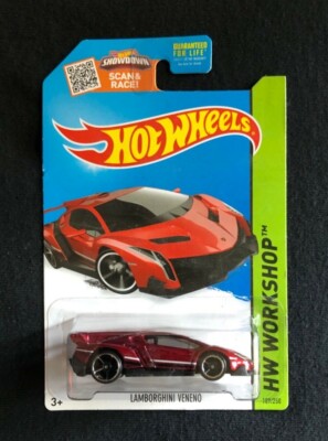 hot wheels lamborghini veneno red