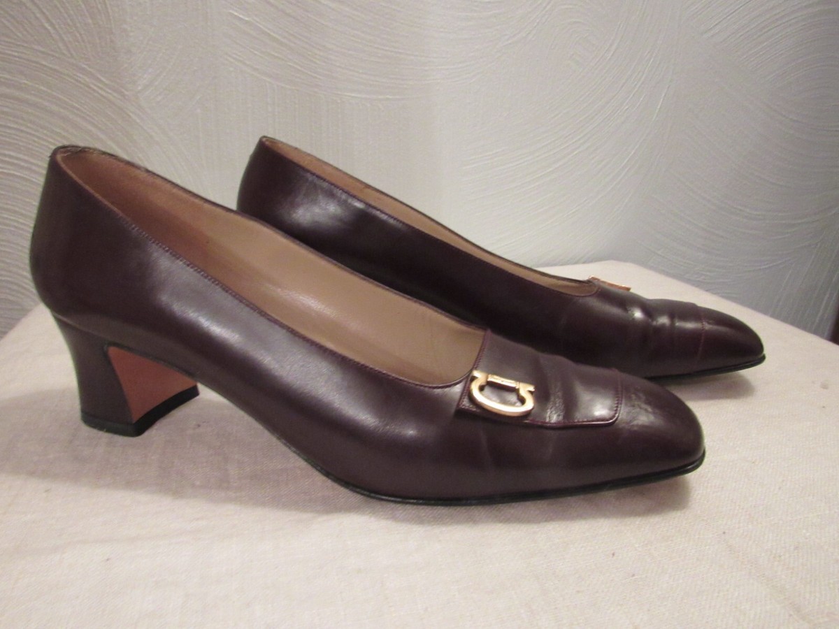 Salvatore Ferragamo Brown Leather Horsebit Loafers Salvatore Ferragamo Horsebit Accent Leather Drivers - Brown  main image 4