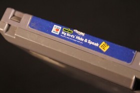 Nintendo Sesame Street Big Bird's Hide and Seek NES vintage video game cart 1990