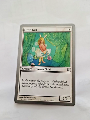MTG Little Girl Unhinged Regular Common - Uncirculated | eBay