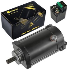Starter And Relay Solenoid for Kawasaki Vulcan 1500 VN1500 1996-2008
