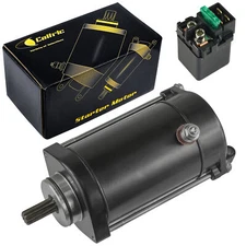 Starter And Relay Solenoid for Kawasaki Vulcan 1500 VN1500 1996-2008