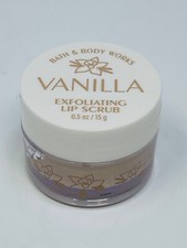 BATH  BODY WORKS Vanilla Exfoliating Lip Scrub 0.5 oz/ 15 g NEW
