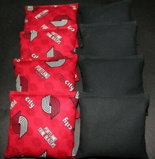PORTLAND TRAIL BLAZERS 8 ACA BEAN BAGS/ BAGGO TOSS Quality Handmade 