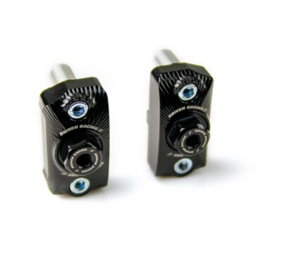 Driven Racing CAPTIVE AXLE BLOCK Adjusters Kawasaki Ninja 400 , EX400 Z400