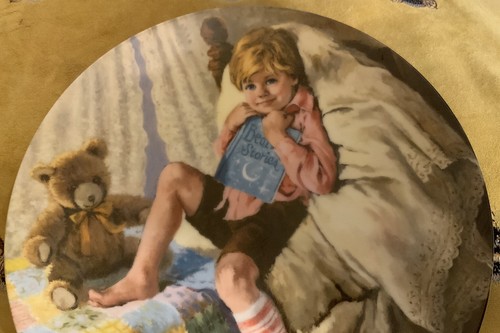Diddle Diddle Dumpling Collectors Plate John McClelland Reco 1984 Mother Goose - Picture 2 of 7