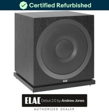 Elac Debut 2.0 Sub3030 12" 1000 Watt Powered Subwoofer With Autoeq, Black