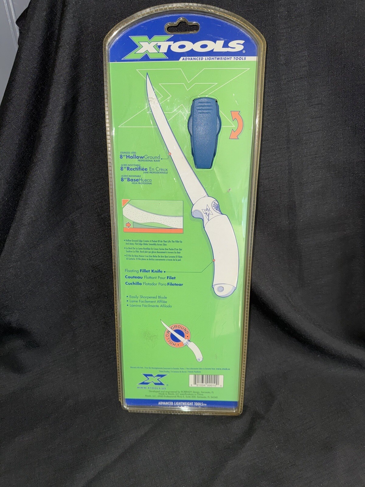 XTools NEW Floating Fillet Knives 8 Inch Stainless Steel Fish Fishing