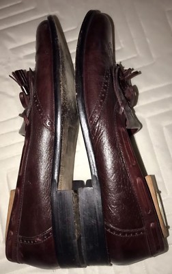 Johnston & Murphy Cellini Italy Tassel Dress Shoes Brown Burgundy size 10.5 M s-l400.jpg main image 4