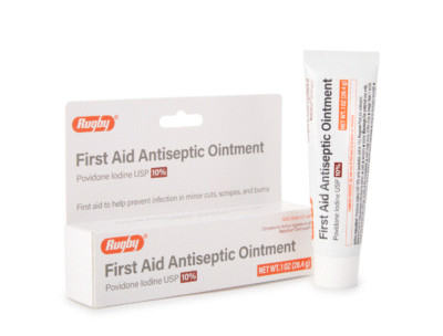 Rugby Povidone Iodine 10% First Aid Ointment 1 oz. Tube