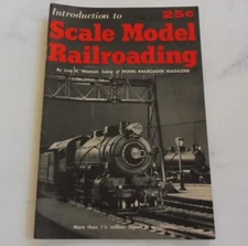 VTG NEW 1969 INTRODUCTION TO SCALE MODEL RAILROADING WESTCOTT BOOK TRAINS HOBBY
