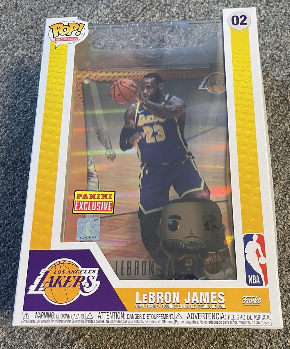 LeBron James Panini Exclusive Funko POP! #02 Prizm Gold Card LA