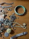 Vintage Costume Jewelry Earrings, Necklaces, Bracelet Ring Mixed Lot