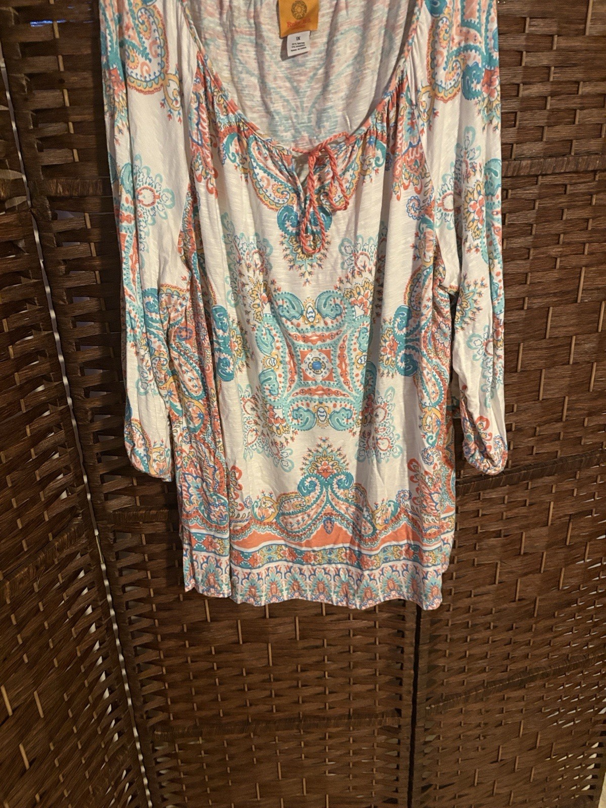 EUC Ruby Rd Bohemian Plus Size Top - image 6