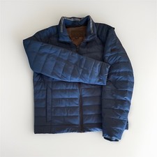Michael Kors Mens Blue Down Puffer Jacket Ful...