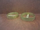 2 Vintage Brass Shade Rings For Slag Glass Shades/ Lighting — photo 2