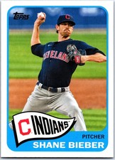 2021 Topps #T65-20 Shane Bieber 1965 Topps Redux