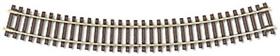 Atlas HO Scale Code 83 18'' Radius Curve 6-Pack Model Train Track