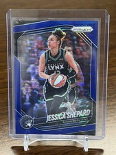 2025 Panini Prizm WNBA Jessica Shepard Minnesota Lynx Blue Pulsar /199