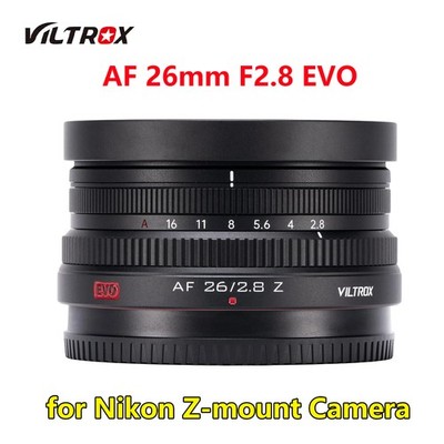 VILTROX 26mm F2.8 EVO AF Full Frame Prime Pancake Lens for Nikon Z-mount Camera