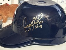 Carlos Silva Signed Ice Cream Helmet Minnesota Twins