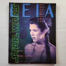 Star Wars Rebel Alliance Princess Leia School Pocket Folder 1996 Lucasfilm Mead