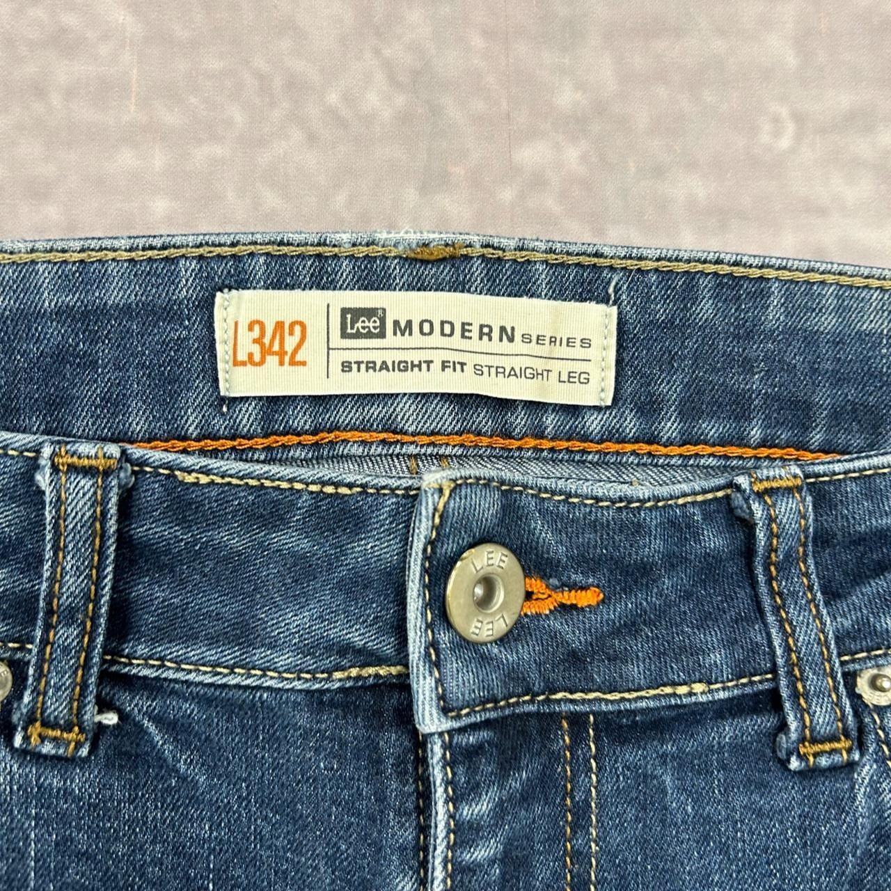 Lee Shorts Straight Fit Cut Off Denim Shorts Men's 32 thumbnail 3