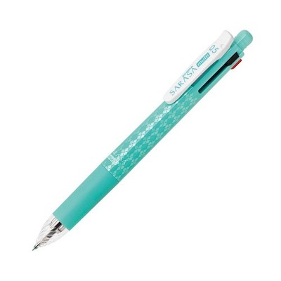 ZEBRA Multi-function Pen 4-color + Mechanical Pencil Sarasa Multi 0.5 Blue Green