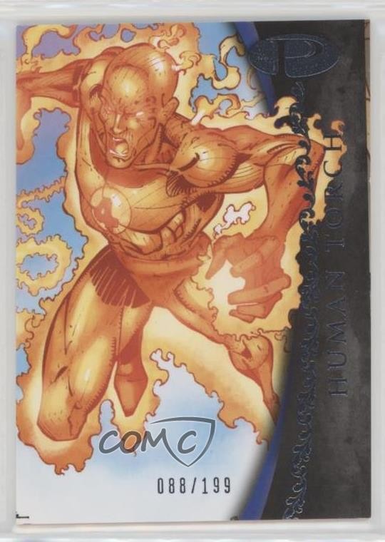 2012 Upper Deck Marvel Premier 88/199 Human Torch #4 0s3