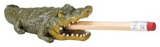 Krokodil Alligator geformter handlicher Bleistiftspitzer SETOCRAFT Japan...