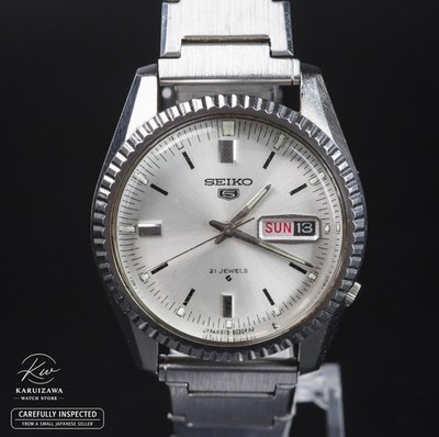 SEIKO5 6119-8030 稼働品 シルバー Seiko 5 - 6119-8030 – Veteran Times Int