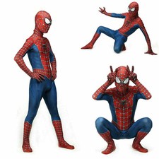*Kinder Spiderman Kostüm Erwachsene Overall  Karneval MarvelSpielanzug Cosplay B
