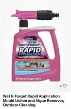 Wet & Forget Rapid Application Mould Lichen & Algae Remover Outdoor Cleaning 2L