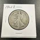 1921-S U.S. Liberty Walking Half Dollar 50c - KEY DATE / LOW MINTAGE -No Reserve
