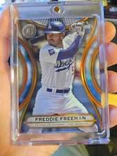 FREDDIE FREEMAN 2025 TOPPS TRIBUTE BASEBALL ORANGE DODGERS /25 Q3882