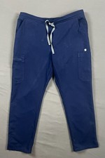 FIGS Technical Collection Navy Blue Scrub Pants Style TW2000P Size L