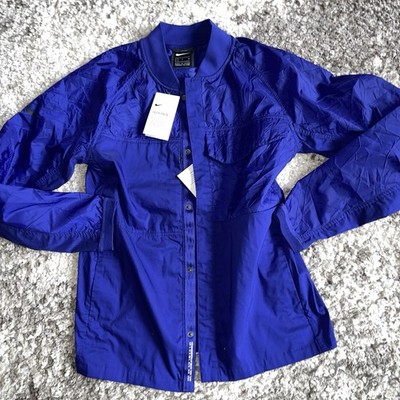 Nike Sportswear NSW Tech Pack Woven Jacket CJ5157-590 Blue Mens Sz S MSRP 160.00