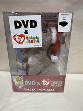 Shrek The Halls  2008 DVD & Ty Beanie Baby Donkey Plush New Sealed Dreamworks