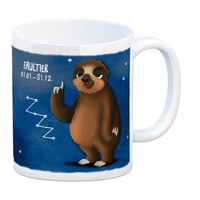 Kaffeebecher Mit Sternzeichen Faultier Motiv Becher Tasse