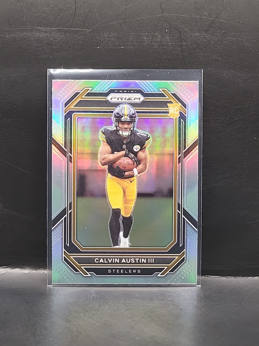 2022 Panini Prizm #338 Calvin Austin III RC Silver Prizm Rookie RC Steelers