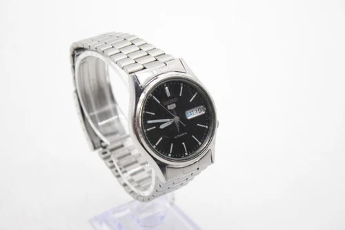 F Vintage Gents Cased Seiko 5 Automatic 7526-0490 Showcase Running Wristwatch
