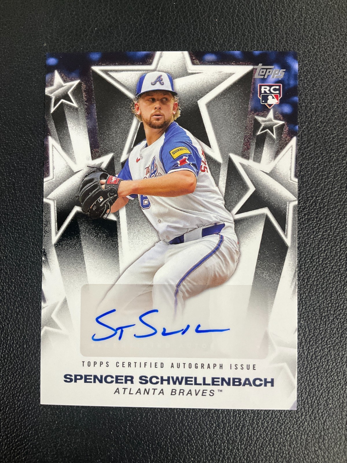 2025 Topps Baseball Stars Spencer Schwellenbach RC Rookie Autograph No Reserve