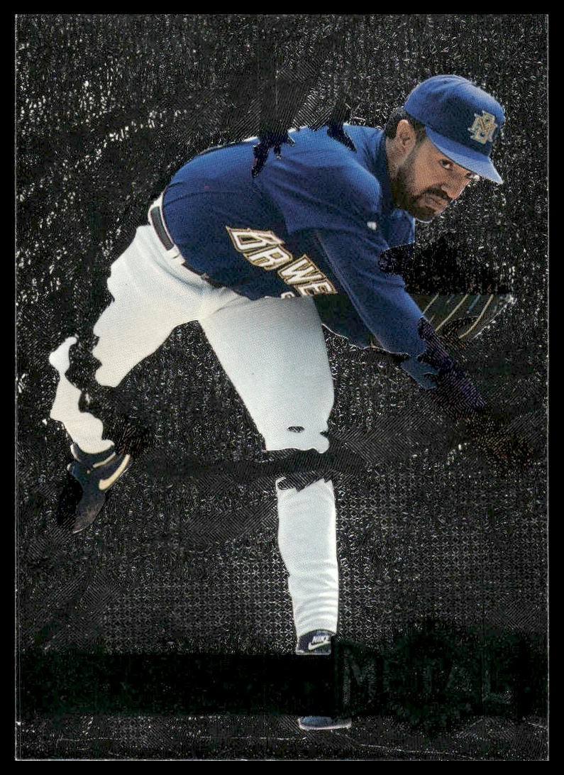1996 Metal Universe #68 Ricky Bones Platinum Milwaukee Brewers NM