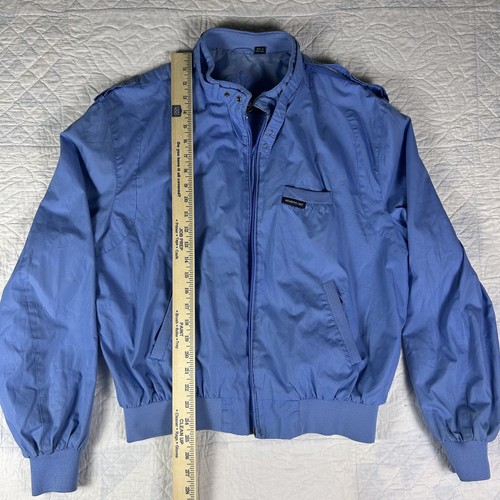 Vintage Members Only Jacket Mens 44 Full Zip Bomber Windbreaker 80s - Picture 7 of 10
