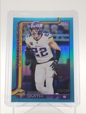 HARRISON SMITH 2025 TOPPS CHROME TEAL REFRACTOR VIKINGS /299 Q4078