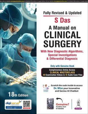 A Manual on Clinical Surgery with New Diagnostic Algorithms, 18/e