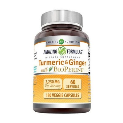 Amazing Formulas Turmeric Curcumin & Ginger with BioPer