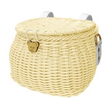 Kids Bike Basket Set, Scooter Tricycle Basket, Children's Finely Woven Backpa...
