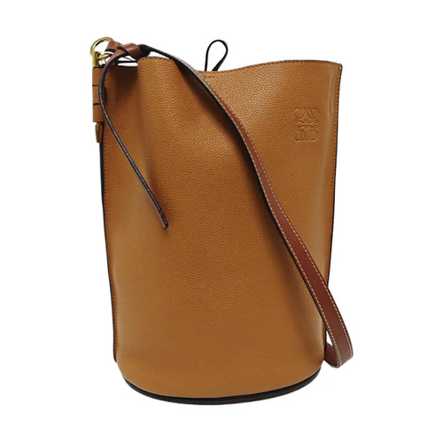 LOEWE Gate Crossbody bags Leather Brown Free Shipping | Duties Paid