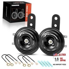 - Disc Horn 2PCS High Low Universal Electric Horns, 12V 110 dB, Compatible